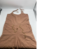 Women's brown one-shoulder long pants dress 