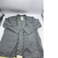 Women's gray plaid coat 