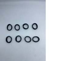 Set of 8 Black silicone rubber Set of 8 Black silicone rubber