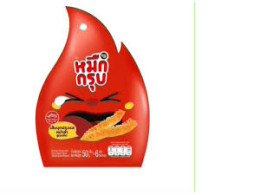 Sunsu Crispy fruit, Mala Seasoned Konjac Noodles, Sunsu, Spicy, Delicious, Low Fat, 50 g, Orange, Red, 1 pack contains 6 sachets