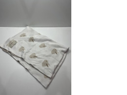 Beige towel with rabbits print