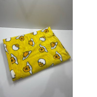 Yellow printed towel