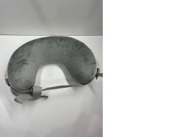 Grey traveling pillow