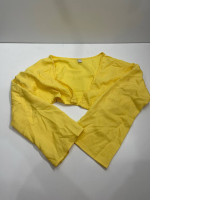 Yellow women's short longsleeve