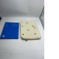 Blue document folder and case