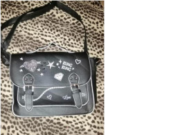 Black bag with pictures