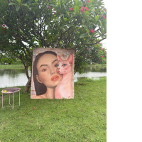 Handmade big painting picture