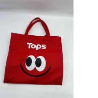 Red TOPS shopping bag
