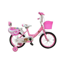 USED Girl's pink 4-wheels bicycle