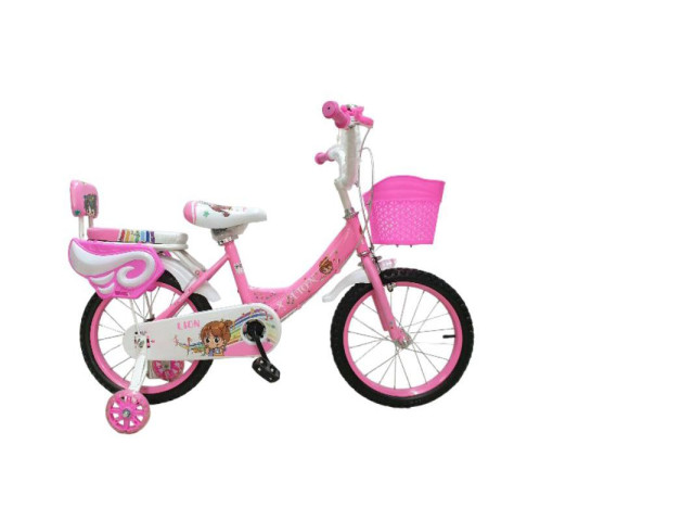 USED Girl's pink 4-wheels bicycle USED Girl's pink 4-wheels bicycle