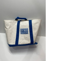 White-blue beach bag