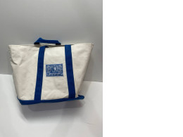 White-blue beach bag