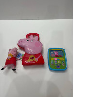 Set of piggy Peppa toys