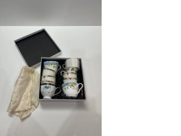 Set of multicolored tacups