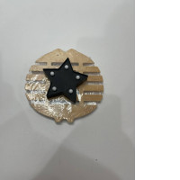 Black star lamp