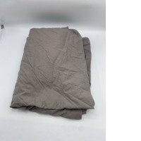 5-foot grey bed sheet 