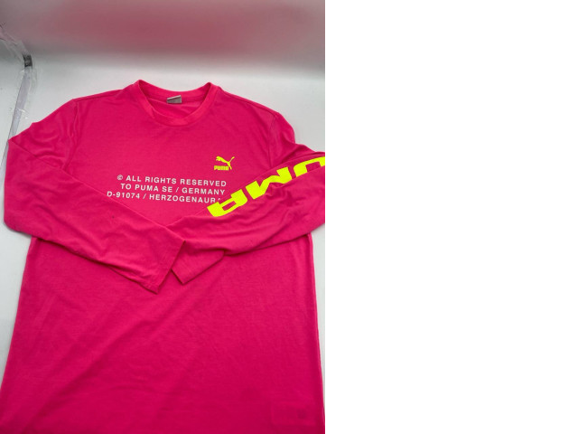 Pink long sleeve round neck t-shirt Pink long sleeve round neck t-shirt