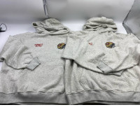 Set of 2 Gray hooded sweatshirt 