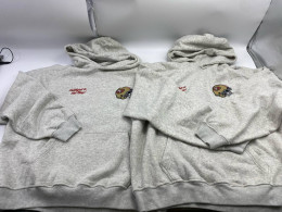 Set of 2 Gray hooded sweatshirt 