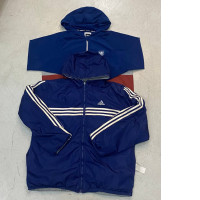 Set of 2 Adidas Blue Hooded Jacket Set of 2 Adidas Blue Hooded Jacket