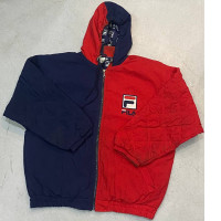 FILA Blue and red hooded winter jacket
