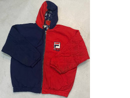 FILA Blue and red hooded winter jacket FILA Blue and red hooded winter jacket