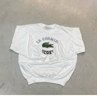 LACOSTE Men's white round neck sweater