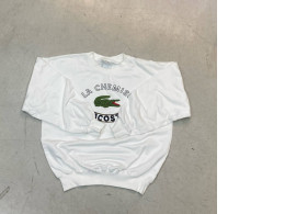 LACOSTE Men's white round neck sweater