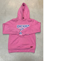 Dickies Men's long-sleeved pink hooded sweatshirt