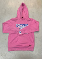 Dickies Men's long-sleeved pink hooded sweatshirt