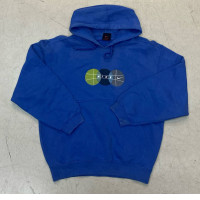 NIKE Blue long-sleeved round neck hoodie