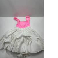 Girl's white pink dance suit