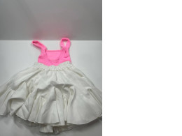 Girl's white pink dance suit