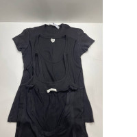 Set of 4 women's black trainig t-shirts