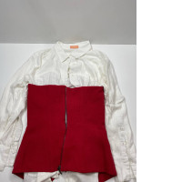 White-red women's shirt White-red women's shirt