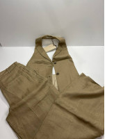 Women's classic brown suit