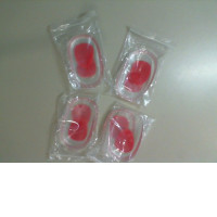 Set of 4 silicone heel pads