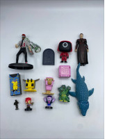 Set of plastic toys Set of plastic toys