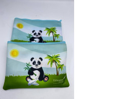 Set of 2 bags with panda print