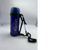 Blue thermos