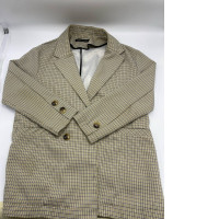 Women's brown checkered blazer Women's brown checkered blazer