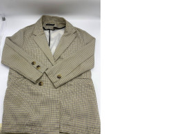 Women's brown checkered blazer