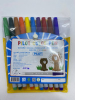 Set of colourful pens