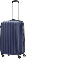 Blue secondhand suitcase
