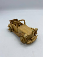 Souvenir wooden car