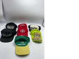 Set of secondhand caps