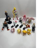 Set of plastic toys