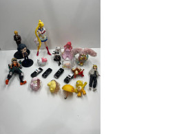 Set of plastic toys