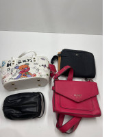 Set of 4 secondhand women's handbags