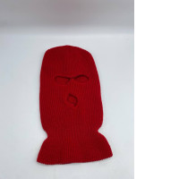 Red fabric mask